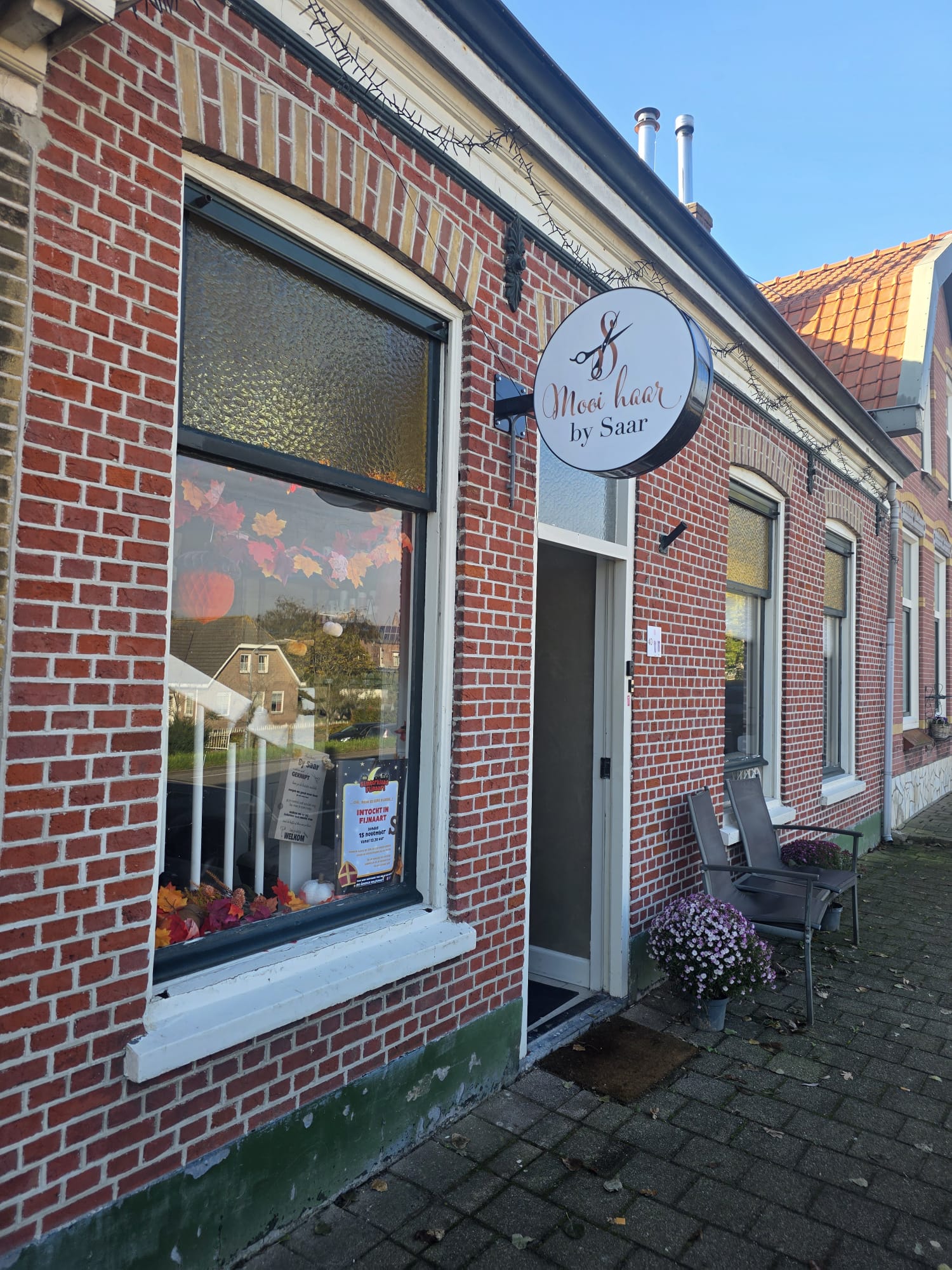 Interieur kapsalon Mooi Haar by Saar - salon Fijnaart